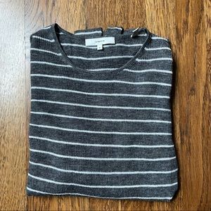 Vince 100% Wool Striped Sweater